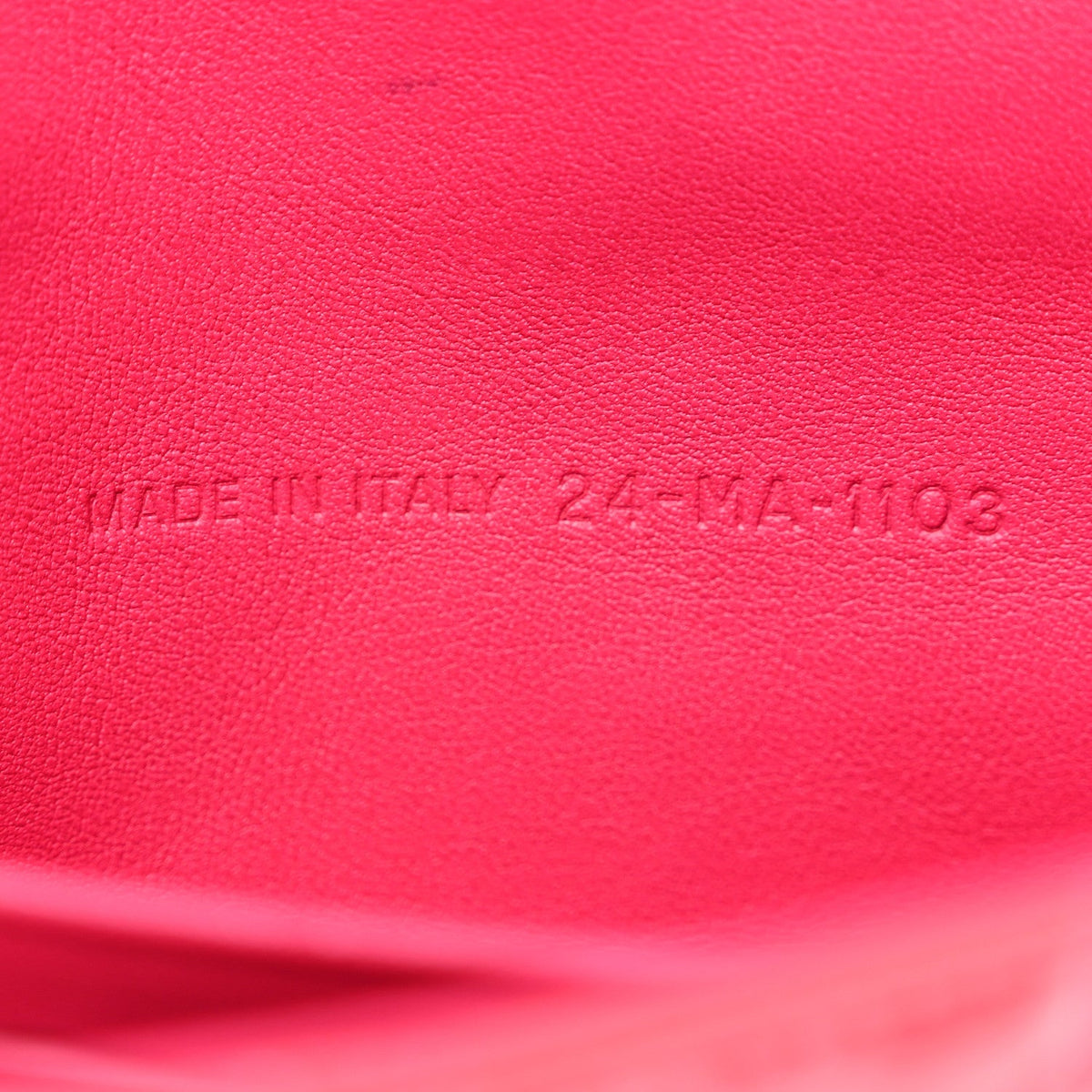 Patent Cannage Miss Dior Promenade Pouch Fuchsia