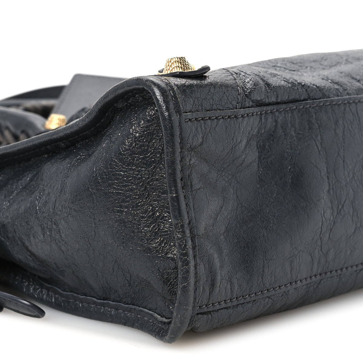 Agneau Giant 12 Gold Hardware S City Gris Fossile