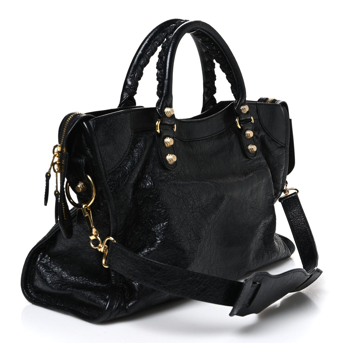 Agneau Giant 12 Gold Hardware City Black