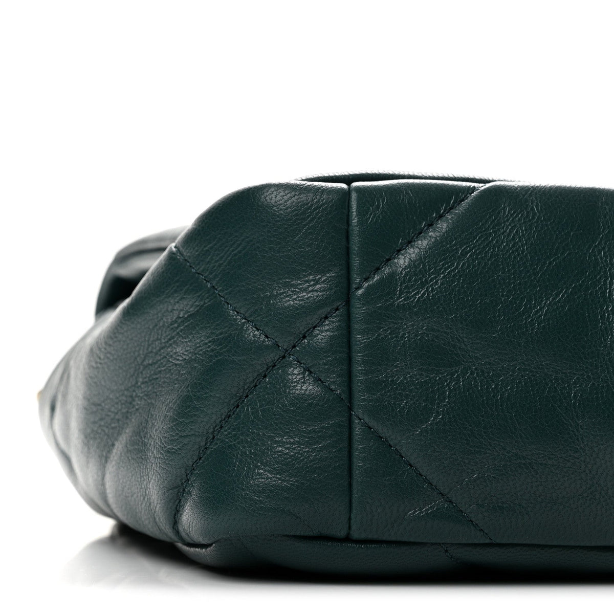 Goatskin Quilted Medium Chanel 19 Flap Dark Blue