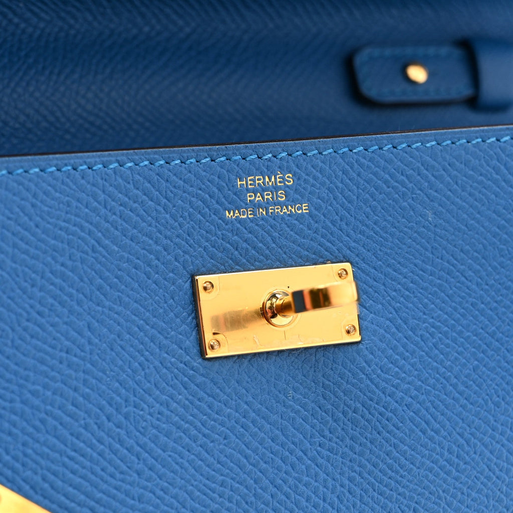 Epsom Kelly Wallet To Go Bleu Zanzibar