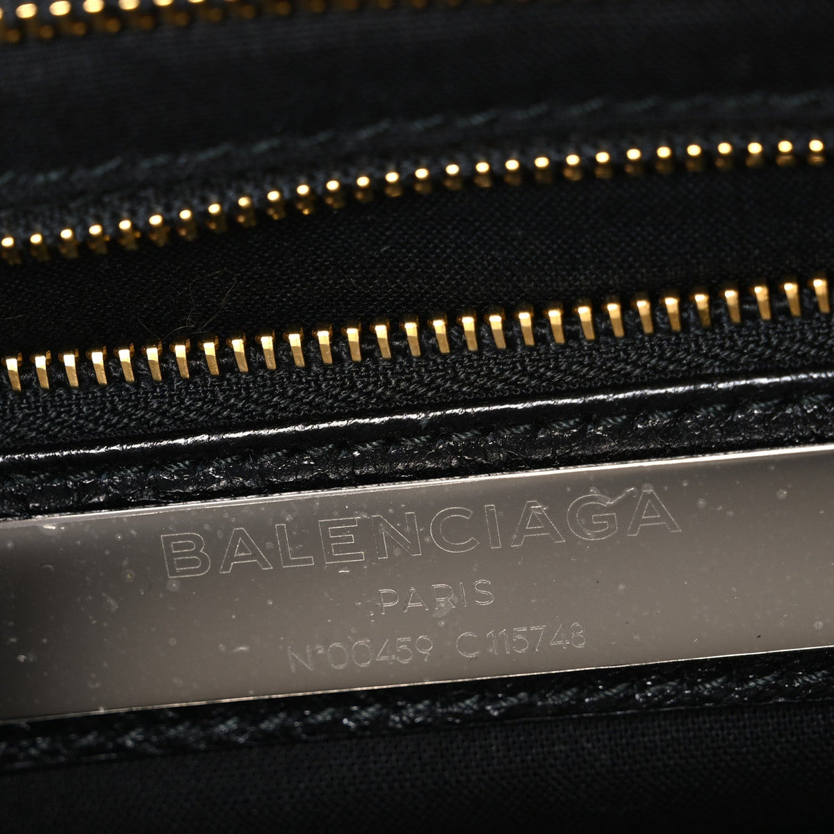 Agneau Classic Gold Hardware City Black