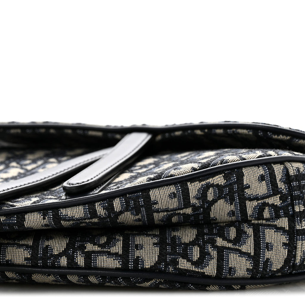 Oblique Saddle Bag Blue