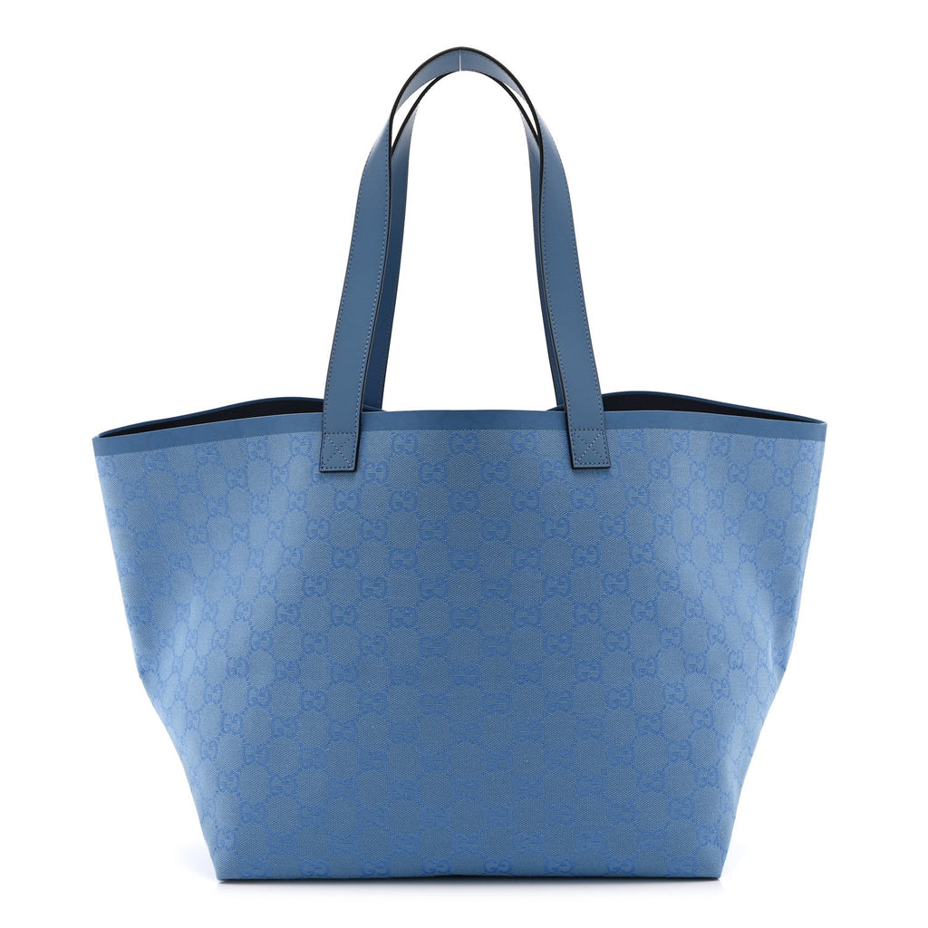 GG Monogram Medium Totissima Shopping Tote Light Blue