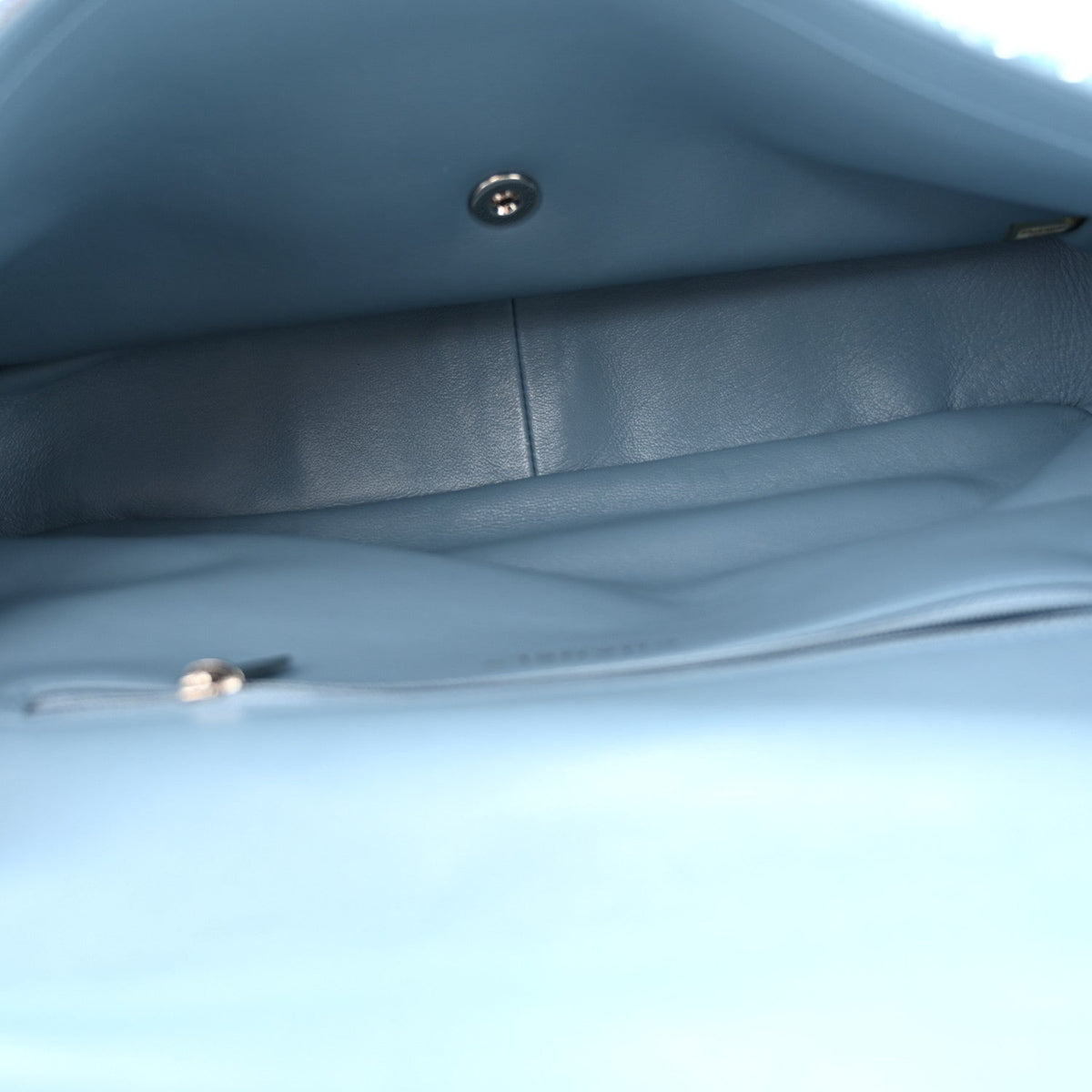 Sequin Large Waterfall Flap Light Blue