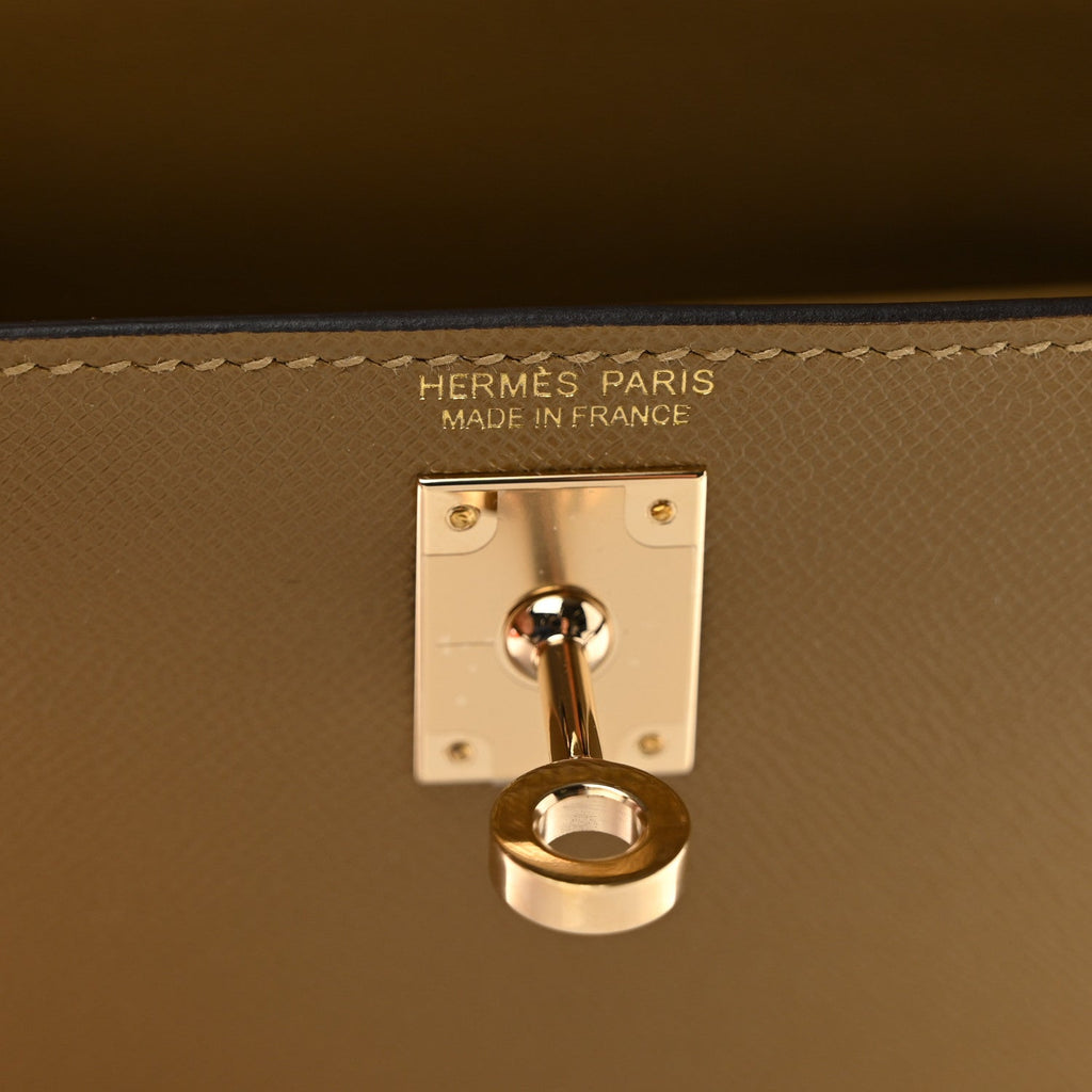 Madame Calfskin Mini Kelly Sellier 20 Dune
