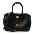 Smooth Calfskin Mini Bel Air Carry All Bag Black