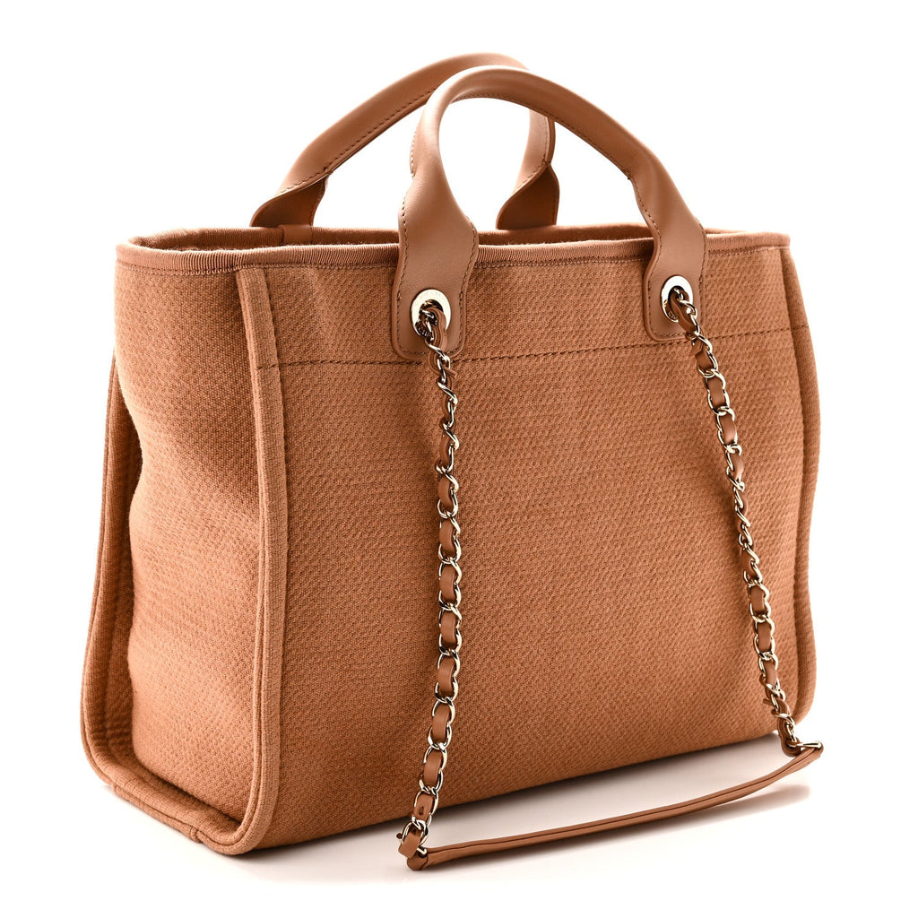 Mixed Fibers Small Deauville Tote Camel