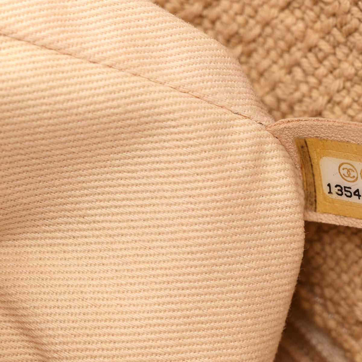 Tweed Nature Flap Dark Beige