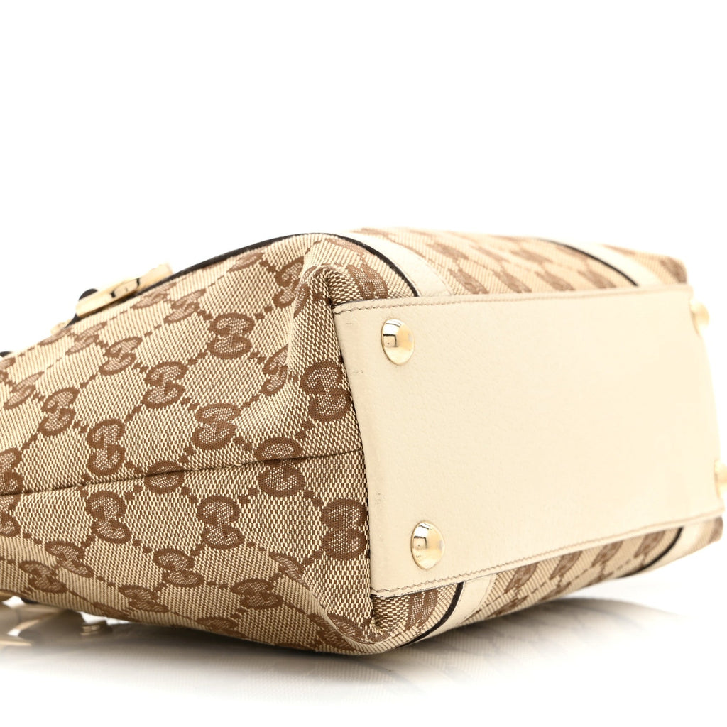 Monogram Small Abbey Tote Off White