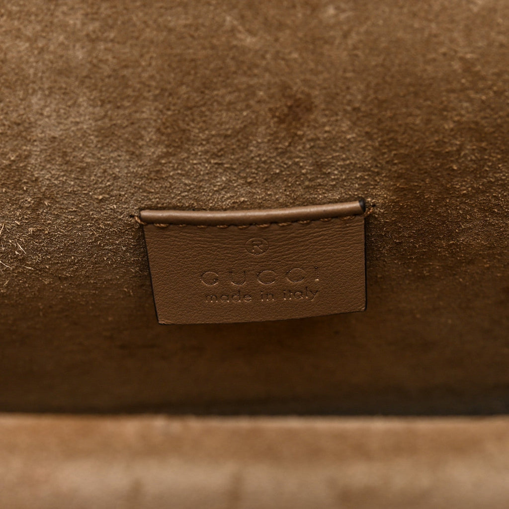 GG Supreme Monogram Mini Dionysus Shoulder Bag Taupe