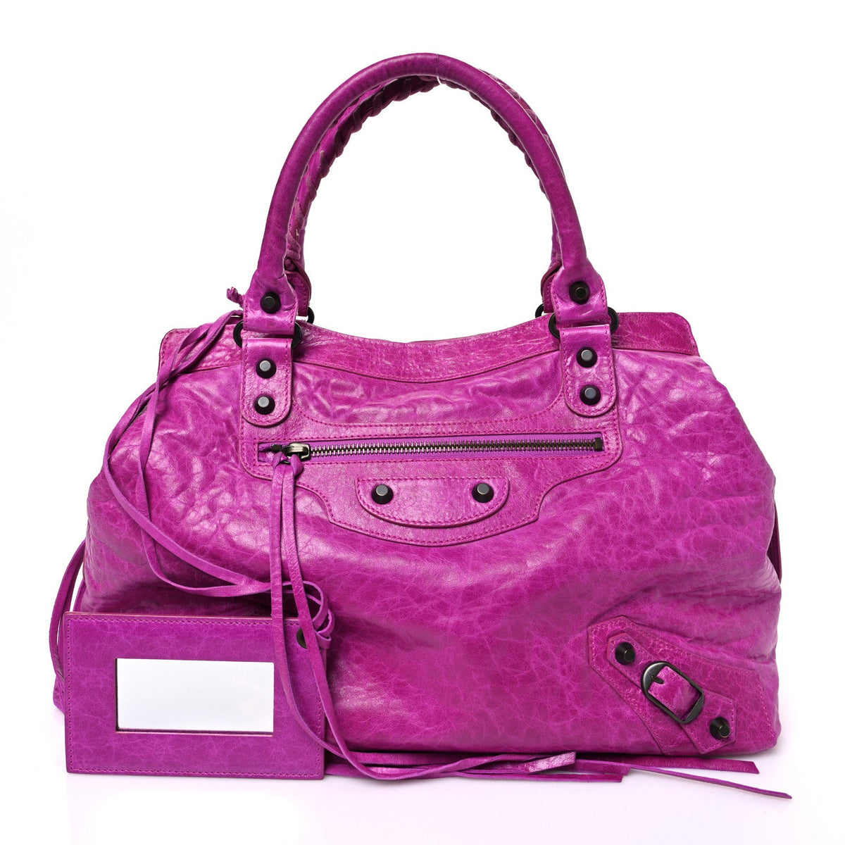 Agneau Classic Hardware Step Magenta