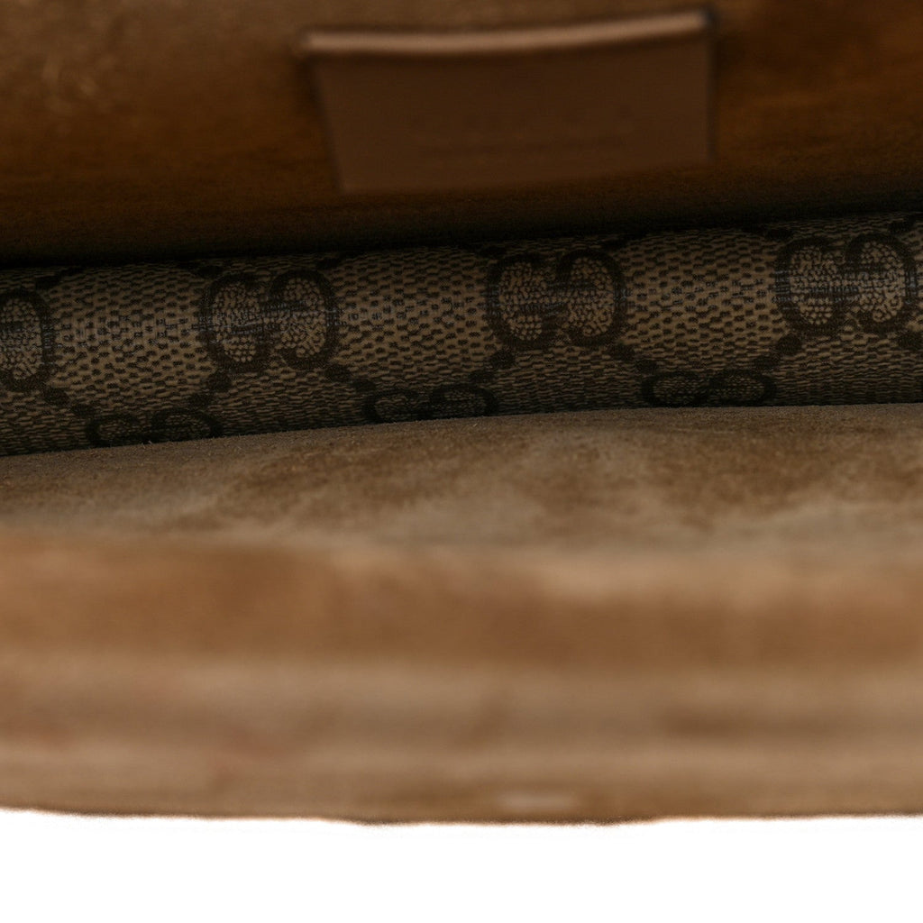 GG Supreme Monogram Mini Dionysus Shoulder Bag Taupe