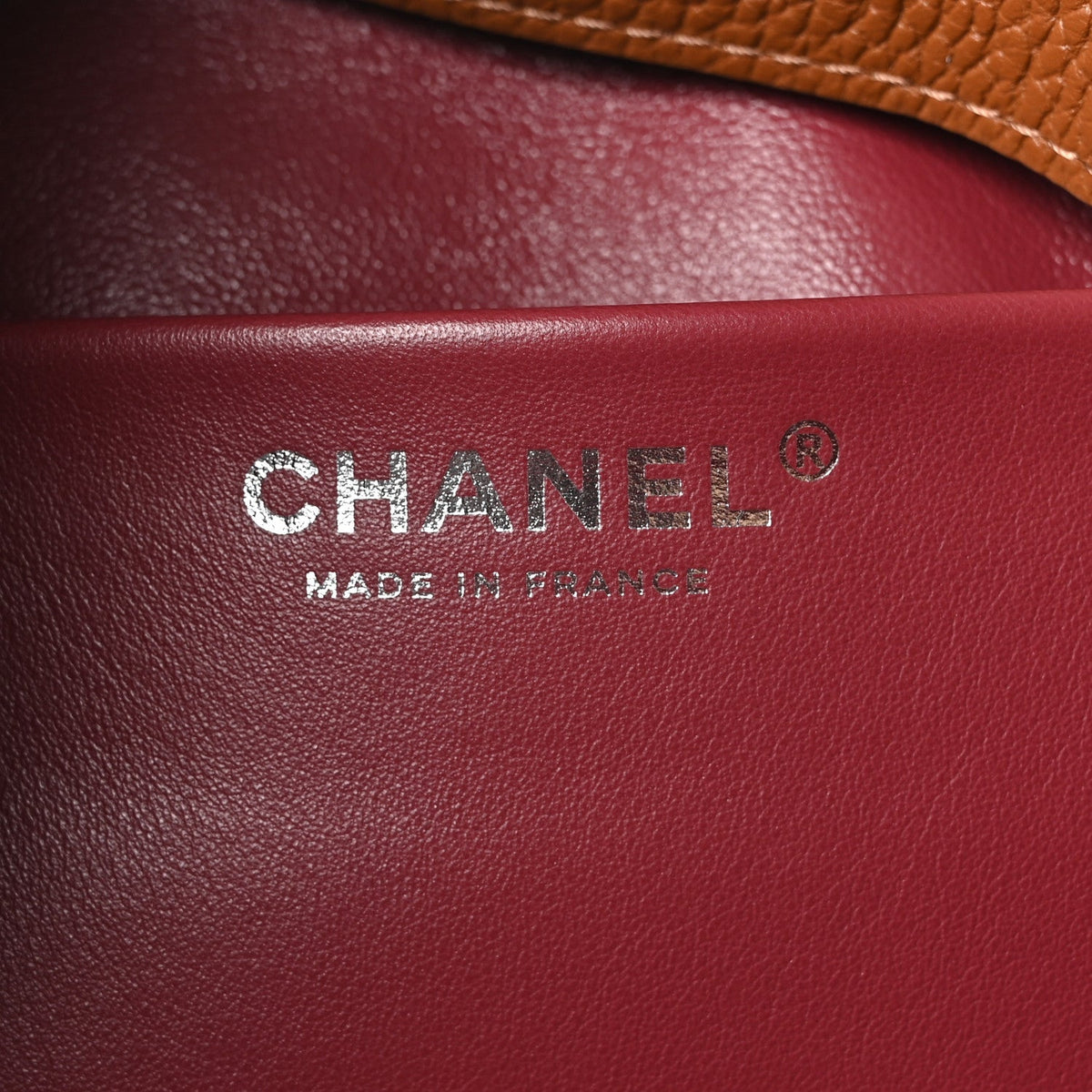 Grained Calfskin Souplissimo Maxi Flap Camel