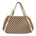 Monogram Medium Abbey Shoulder Bag Off White