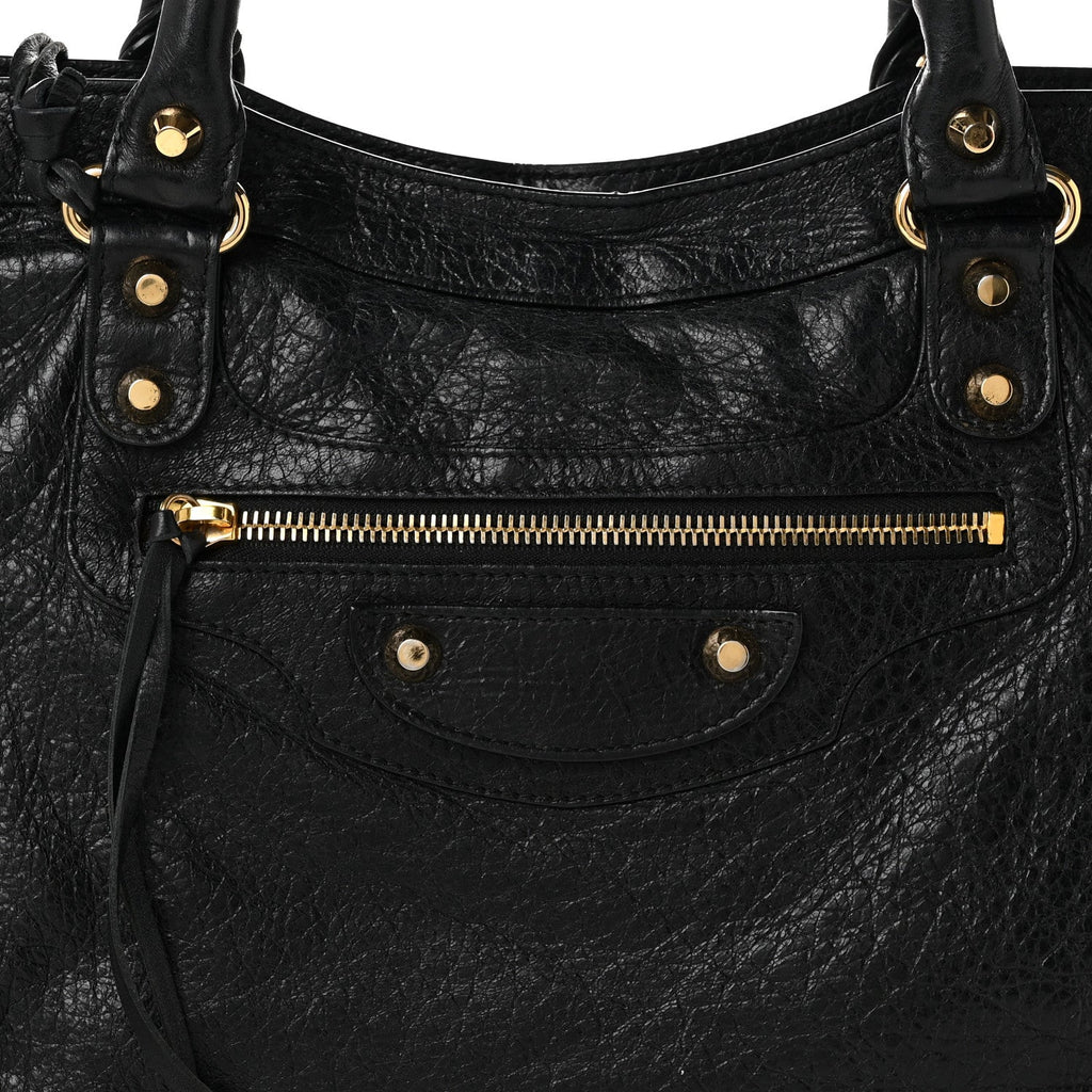 Agneau Classic Gold Hardware City Black