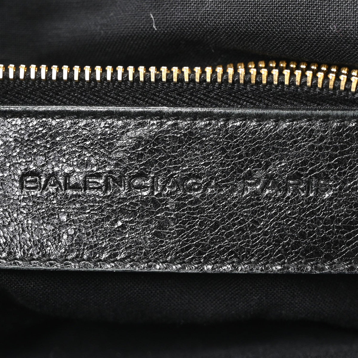 Agneau Giant 21 Gold Hardware Work Black