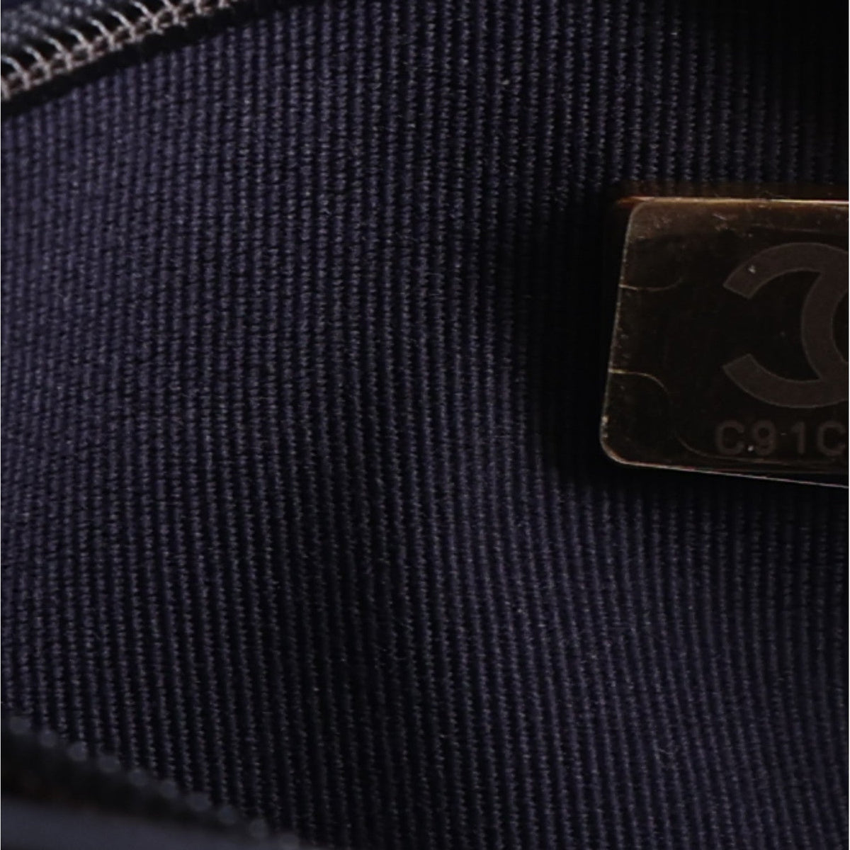 Shiny Caviar Preppy Coco Small Flap Navy
