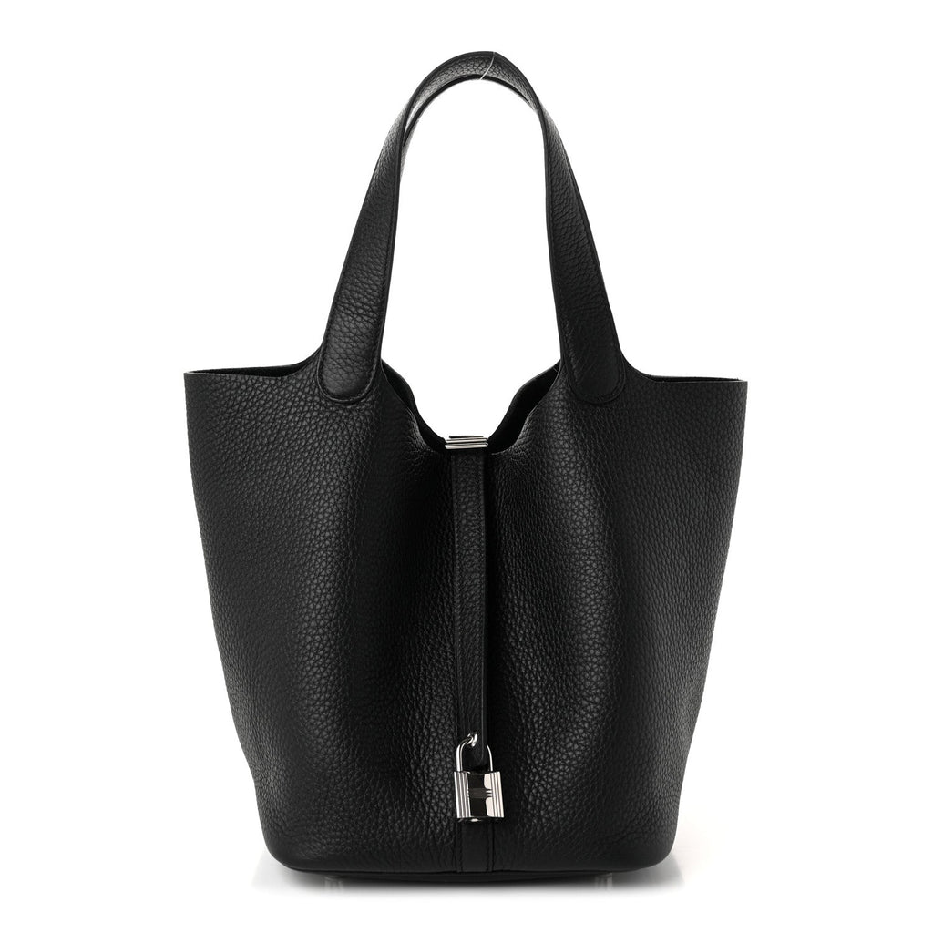 Taurillon Clemence Picotin Lock 22 MM Black