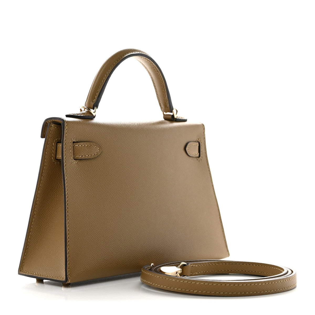 Madame Calfskin Mini Kelly Sellier 20 Dune