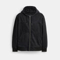 Coach Outlet Signature Denim Zip Jacket