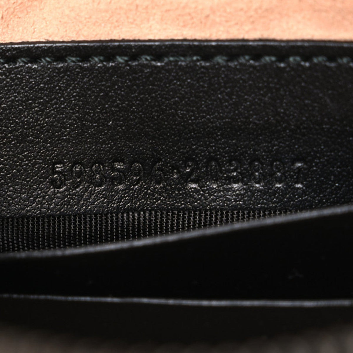 Calfskin Matelasse Mini GG Marmont Chain Crossbody Bag Black