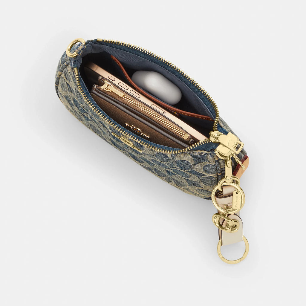 Coach Outlet Teri Mini Crossbody Bag In Signature Regenerative Cotton Denim