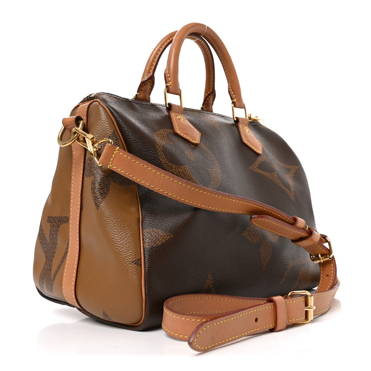 Reverse Monogram Giant Speedy Bandouliere 30