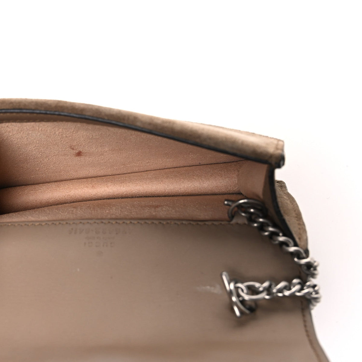 GG Supreme Monogram Super Mini Dionysus Shoulder Bag Taupe