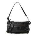 Agneau Arena Classic Hardware Le City Pouch On Strap Black
