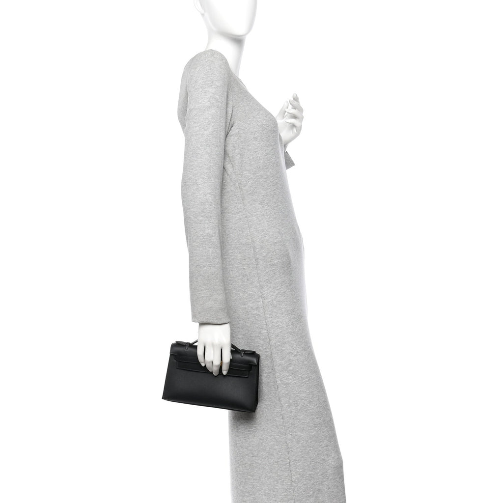 Swift Kelly Pochette Clutch Black