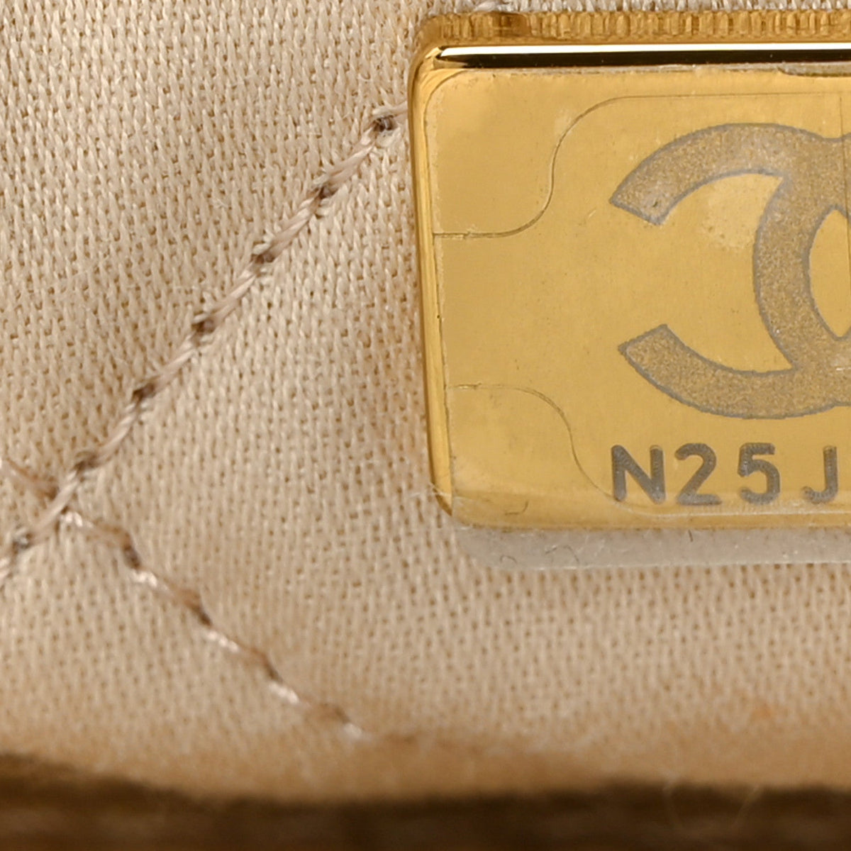Shiny Calfskin Quilted Small Chanel 22 White