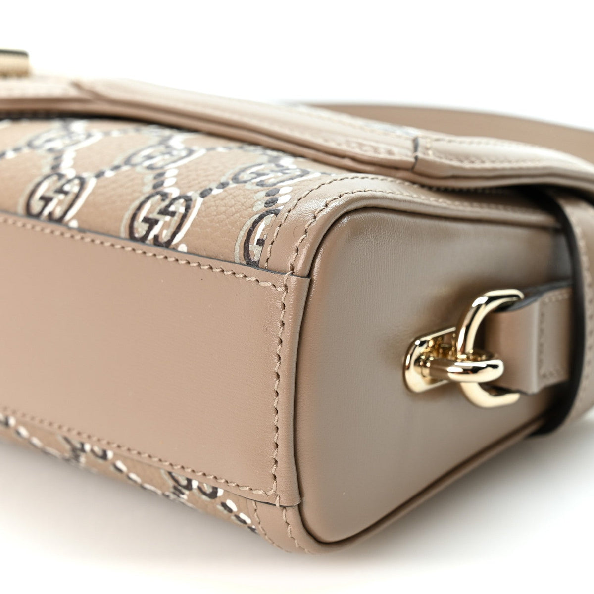 GG Shadow Monogram Small Luce Shoulder Bag Beige