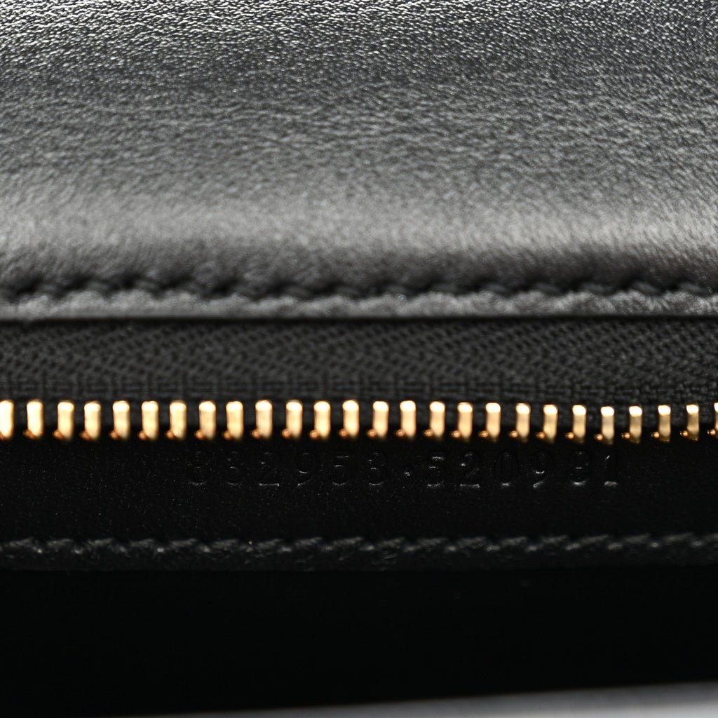 Calfskin Medium Bamboo Diva Black