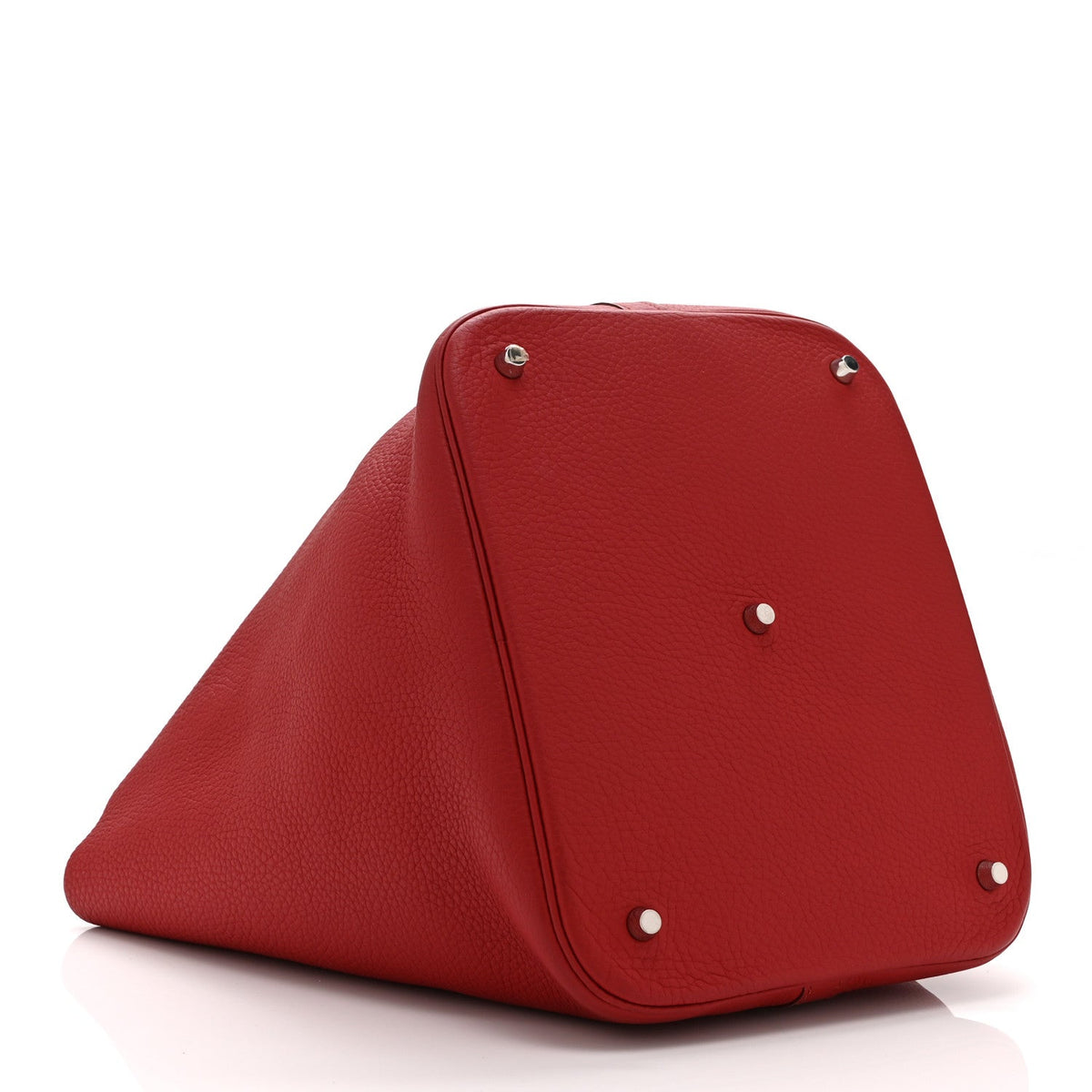 Taurillon Clemence Picotin Lock 26 GM Rouge Casaque