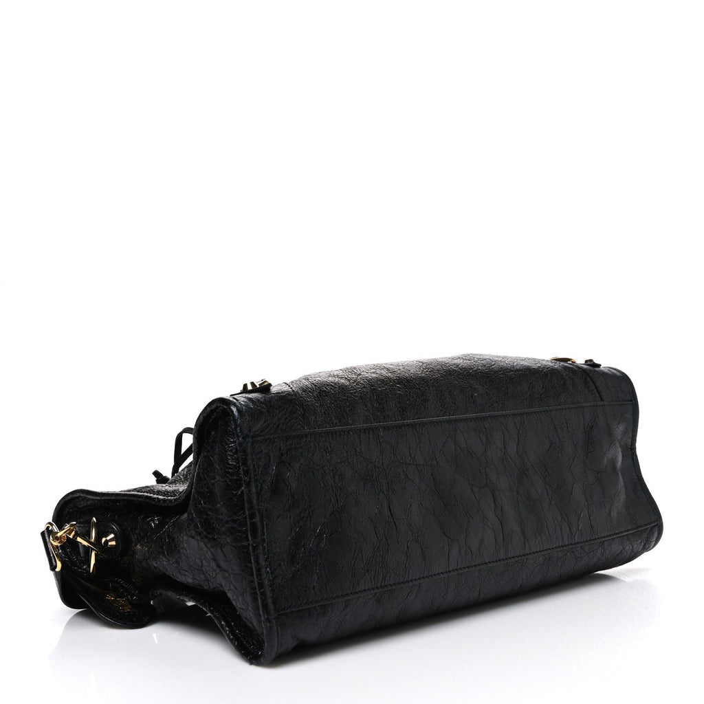 Agneau Classic Gold Hardware City Black