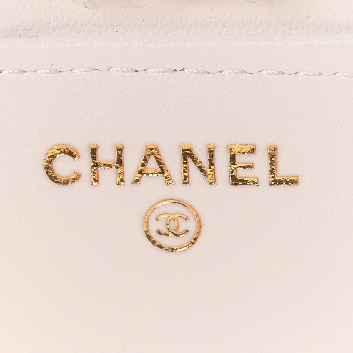 Lambskin Quilted Resin CC Mini Flap Bag White Black