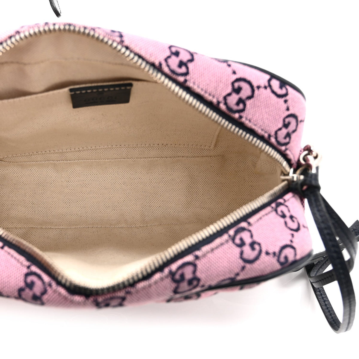 Monogram Multicolor Matelasse Diagonal Small GG Marmont Chain Shoulder Bag Pink Blue