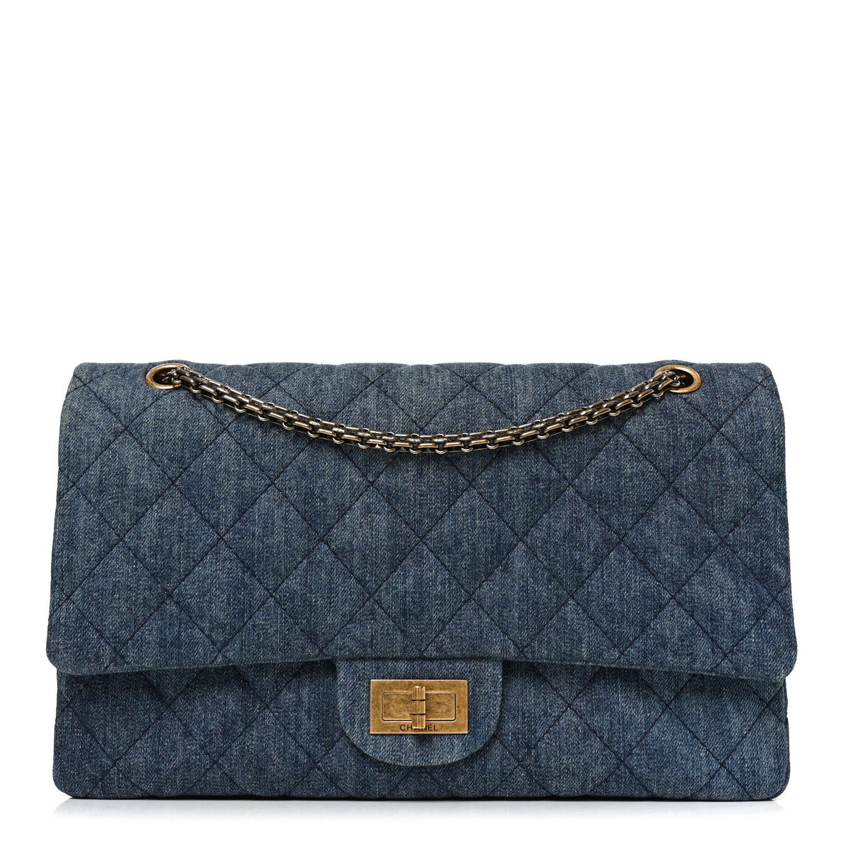 Denim Quilted 2.55 Reissue 227 Flap Blue