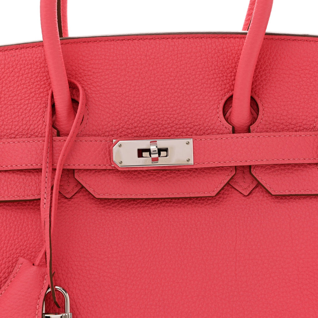 Togo Birkin 35 Rose Lipstick