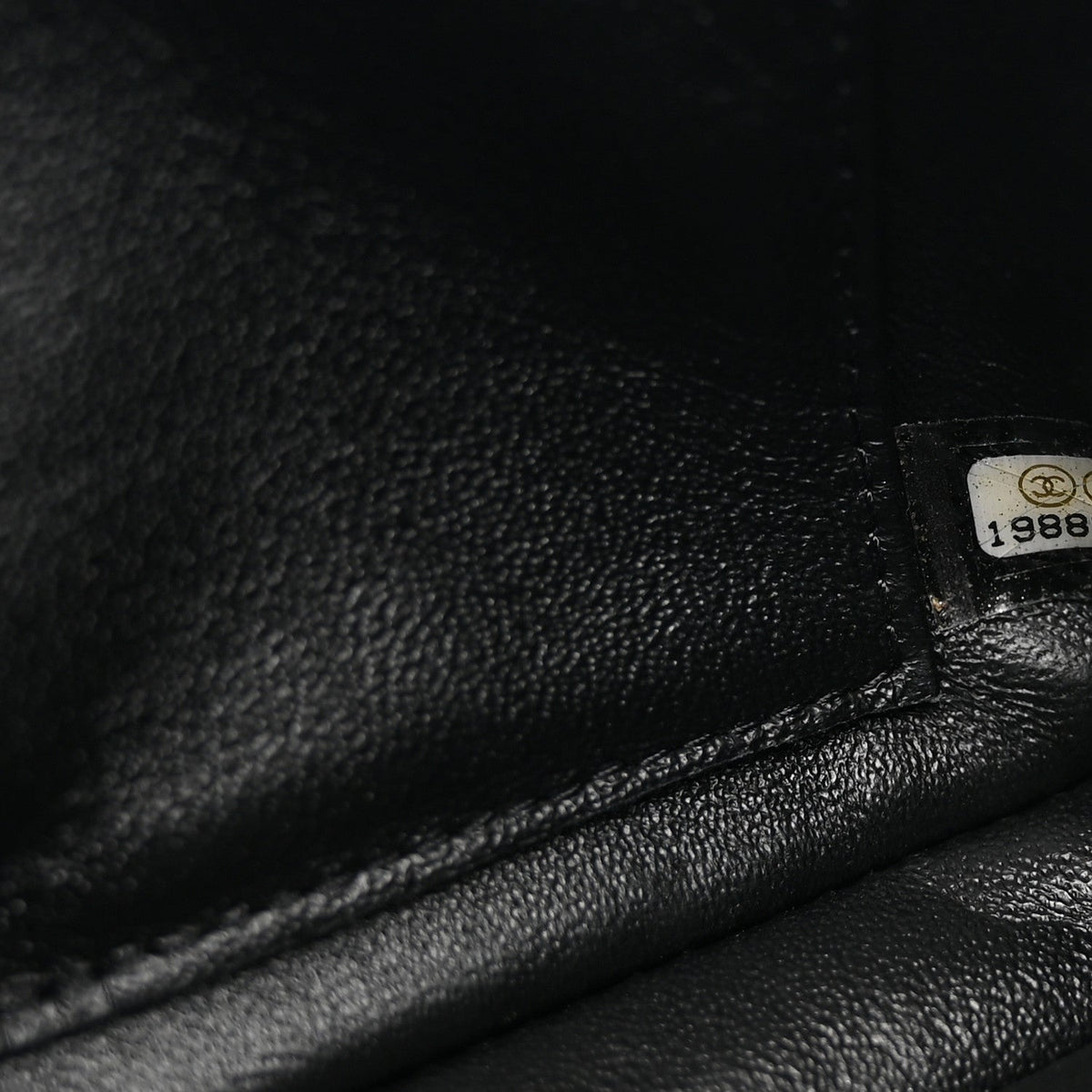 Lambskin Quilted Extra Mini Flap Black