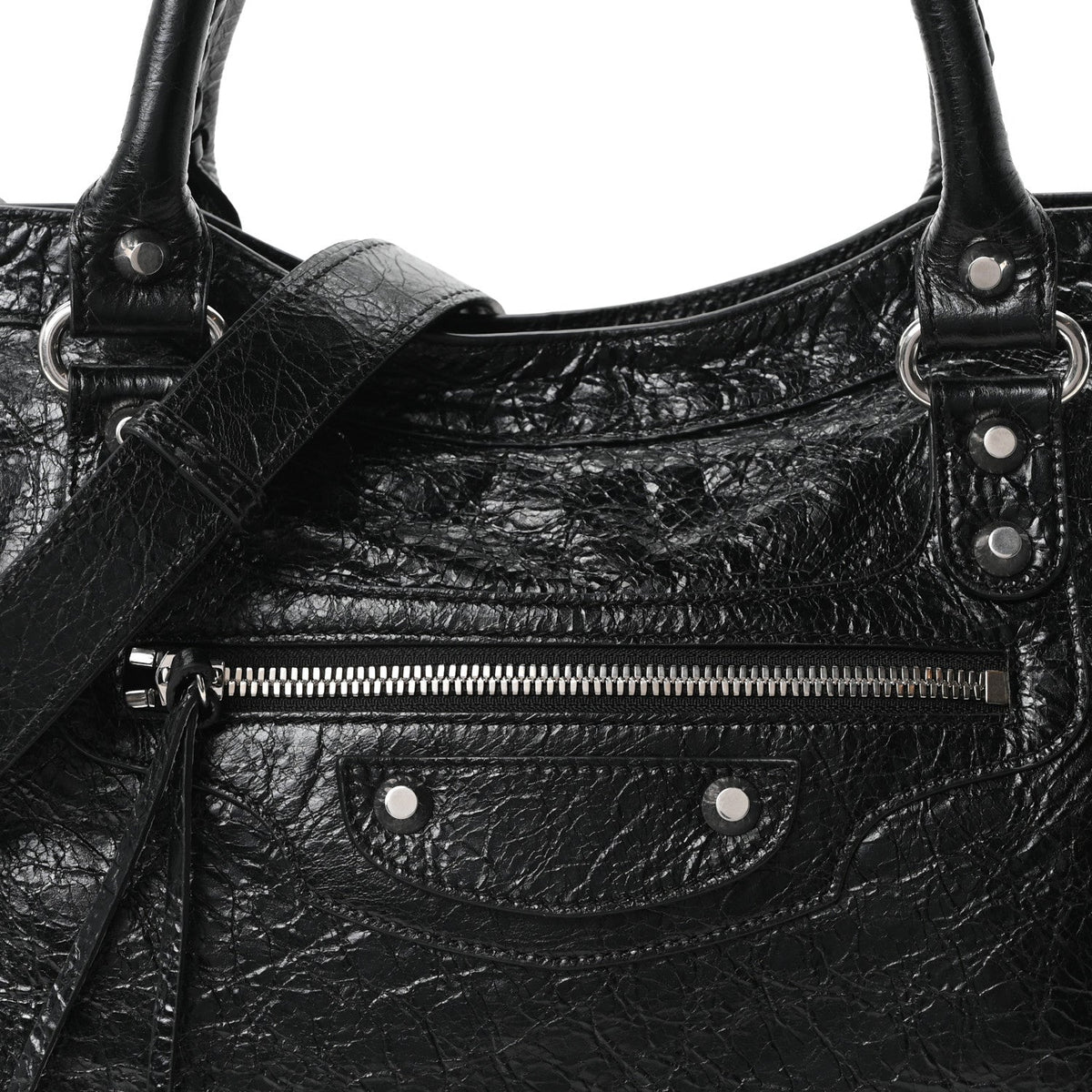 Agneau Arena Silver Hardware Medium Le City Black