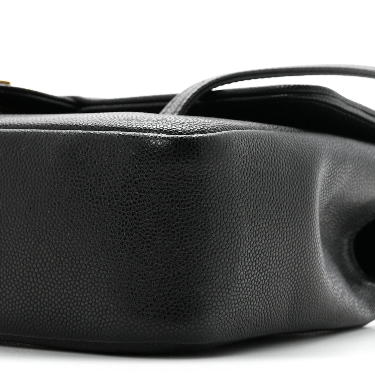 Shiny Caviar Preppy Coco Small Flap Black