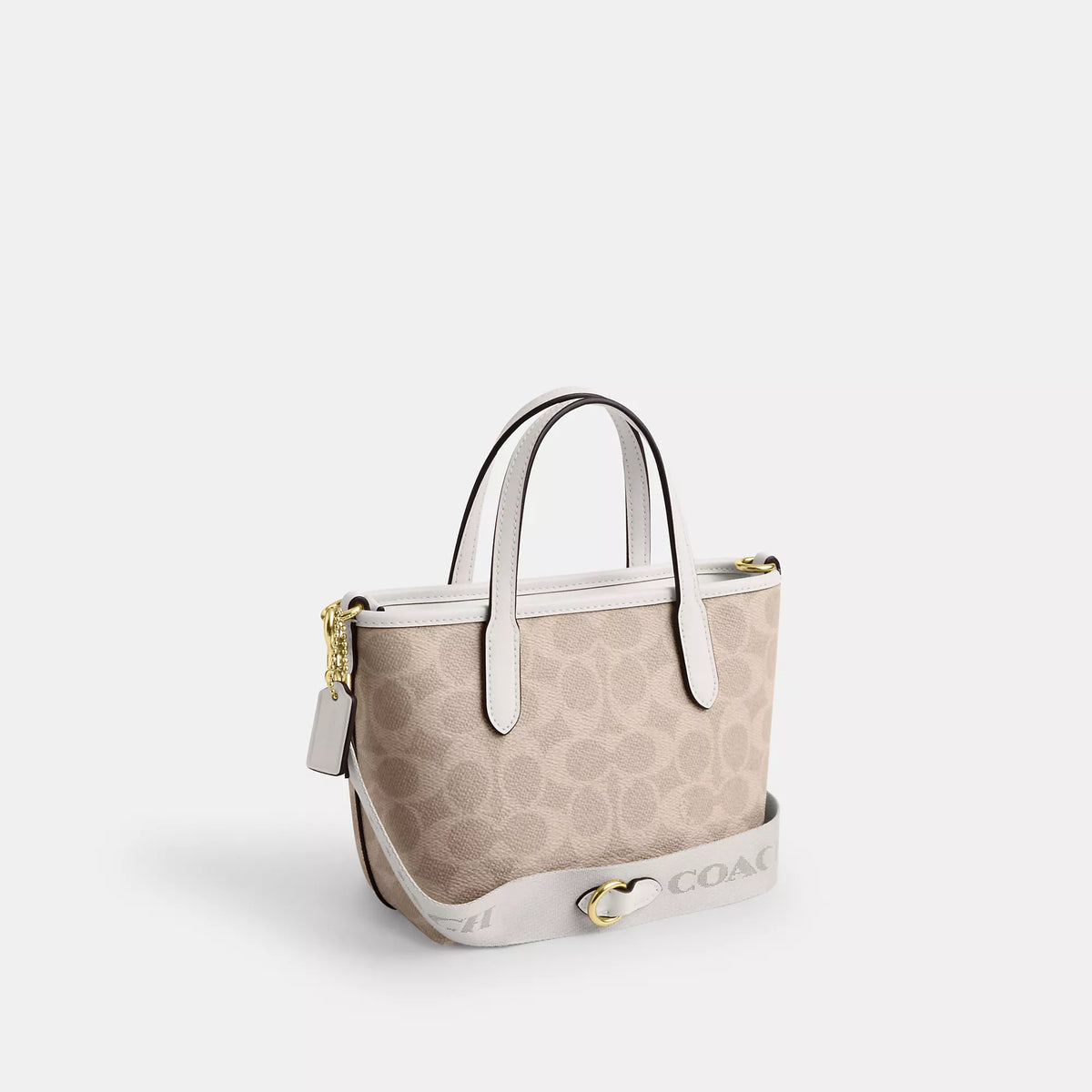 Coach Outlet City Mini Tote Bag In Signature Canvas