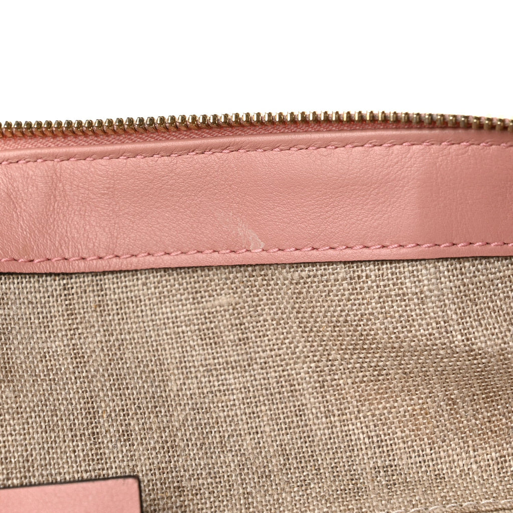 Soft Microguccissima Large Dome Satchel Soft Pink
