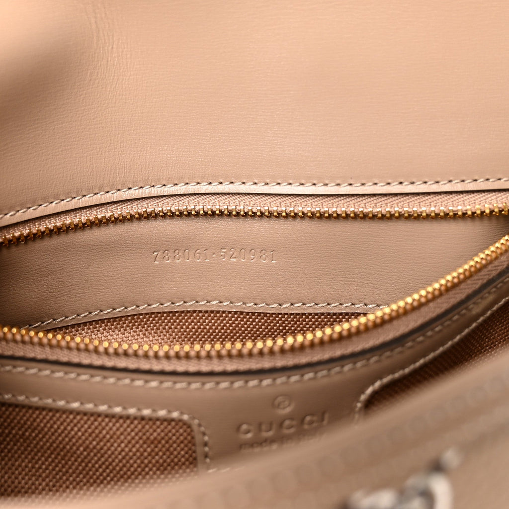 GG Shadow Monogram Small Luce Shoulder Bag Beige