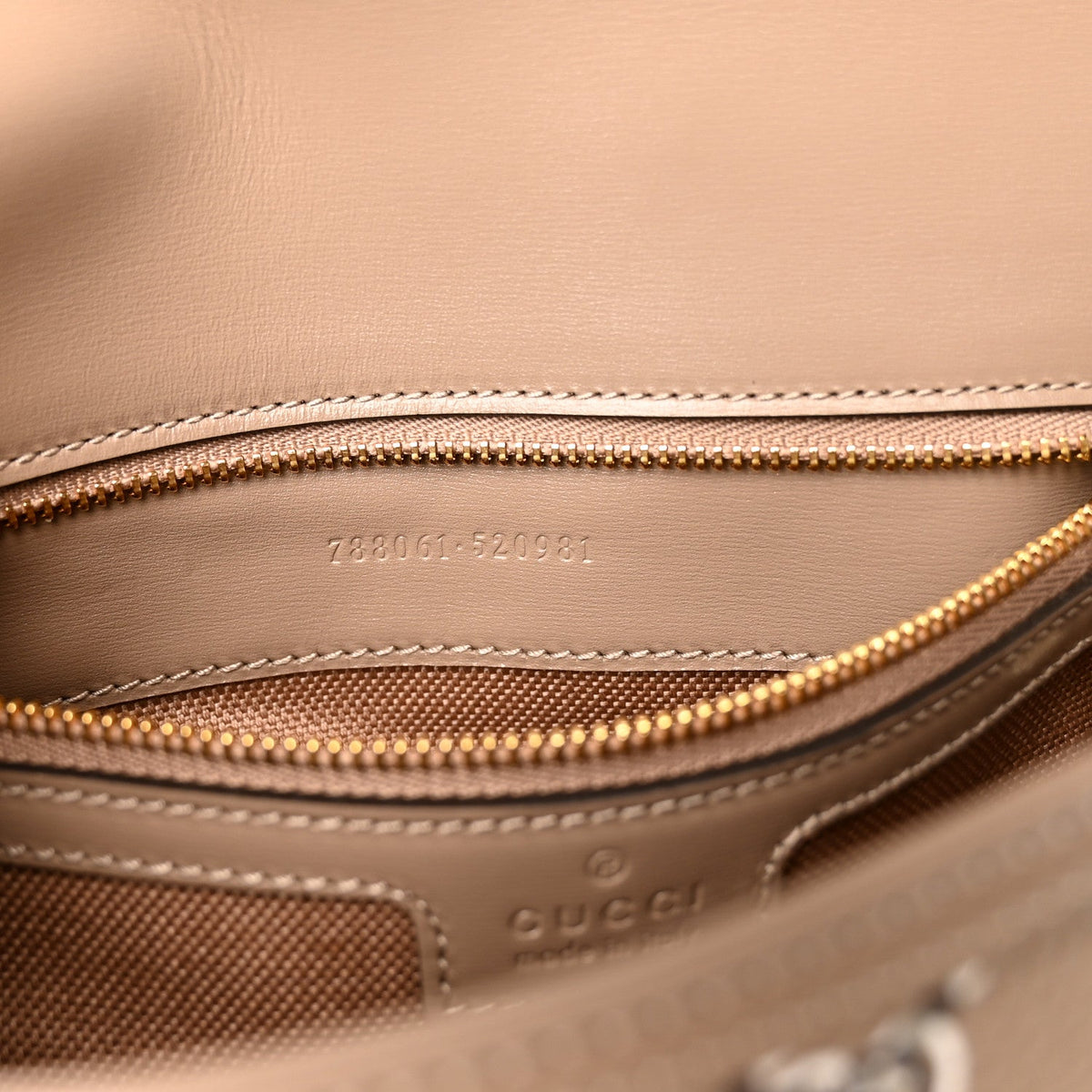 GG Shadow Monogram Small Luce Shoulder Bag Beige