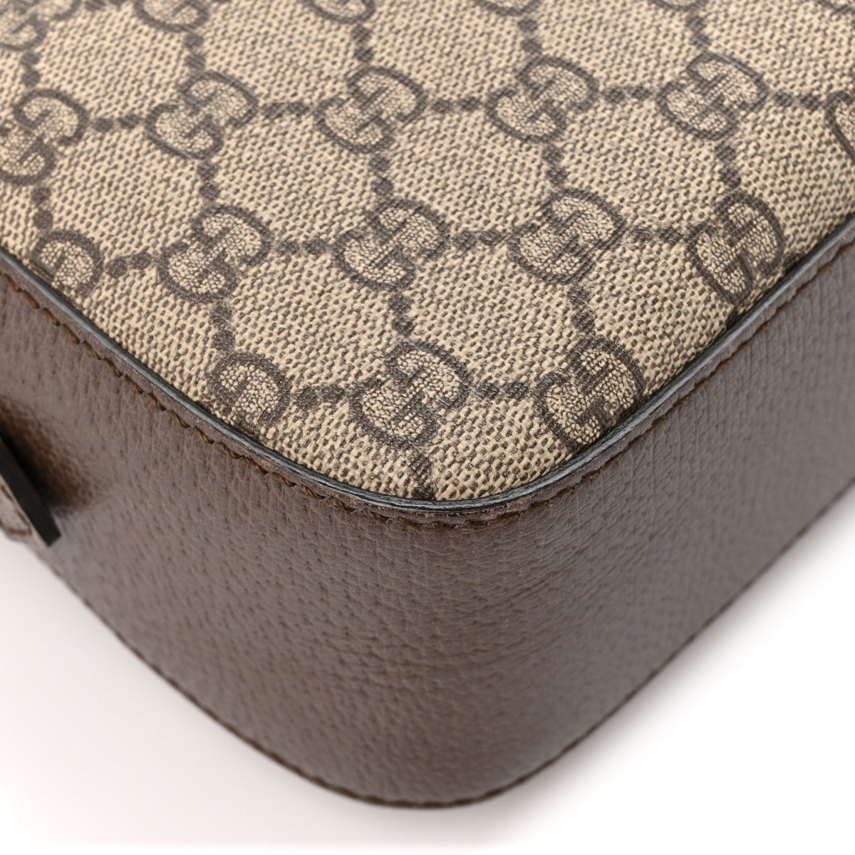 GG Supreme Monogram Web Neo Vintage Shoulder Bag Beige New Acero Crop