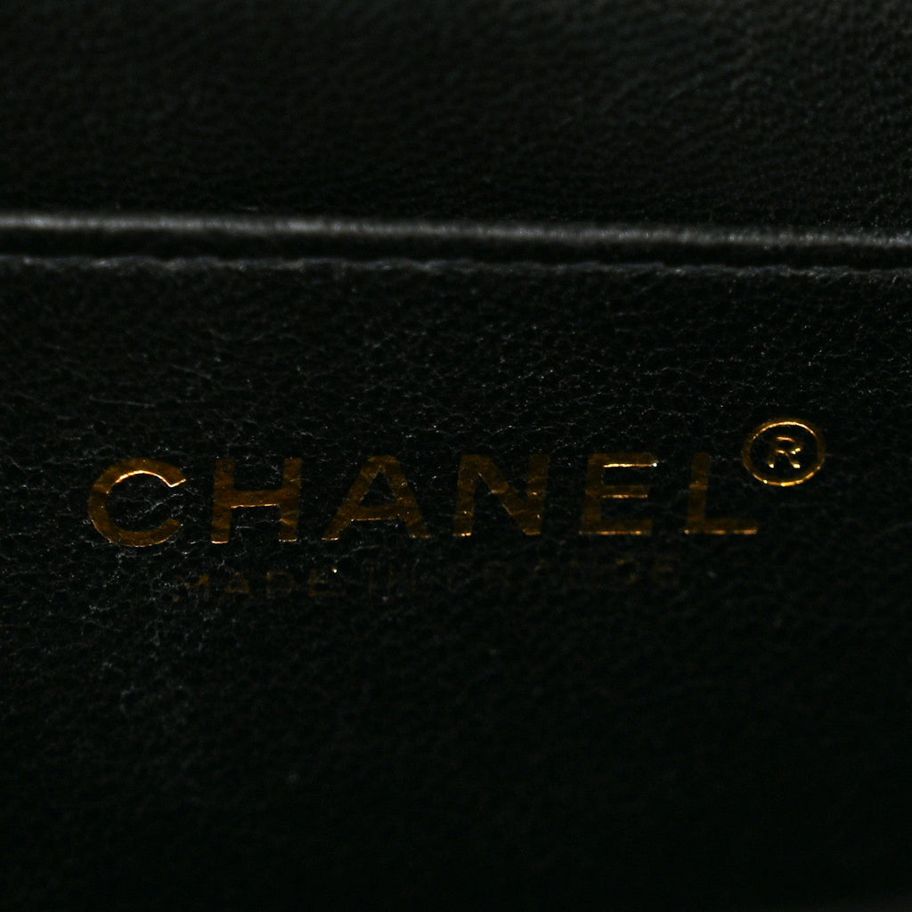 Caviar Jumbo Single Flap Black