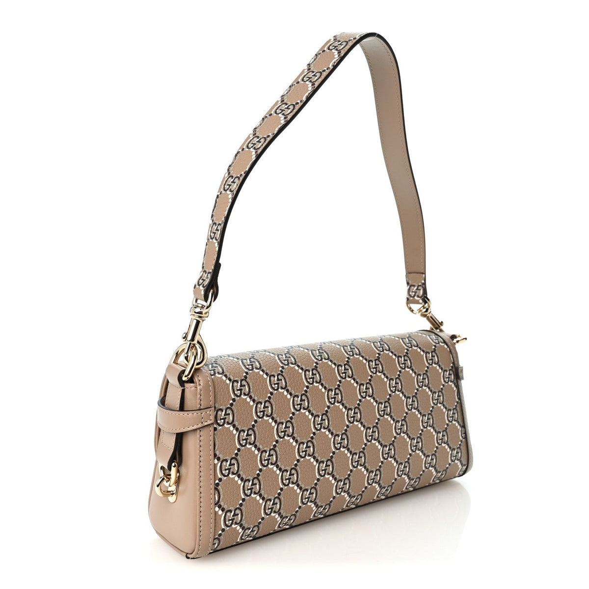 GG Shadow Monogram Small Luce Shoulder Bag Beige